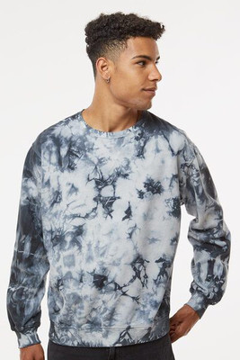 Dyenomite 681VR - Sudadera Blended Tie-Dyed de cuello redondo
