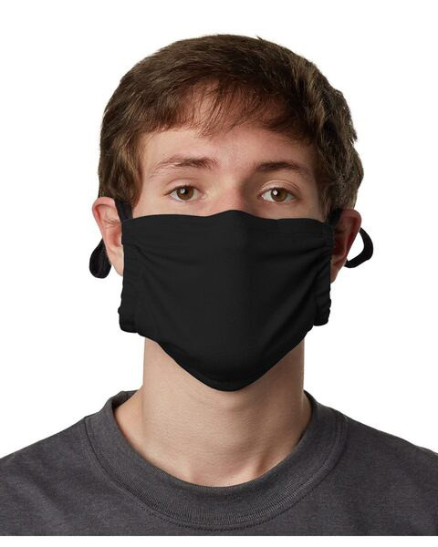 Hanes MKPKCR - 2-Ply Cotton Pocket Face Mask