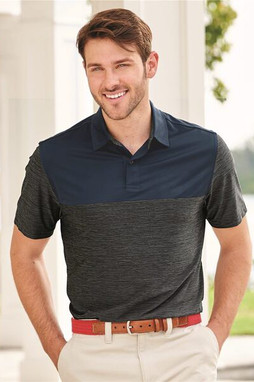 IZOD 13GG004 - Colorblocked Space-Dyed Polo