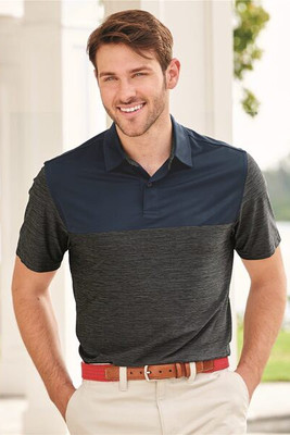 IZOD 13GG004 - Colorblocked Space-Dyed Polo