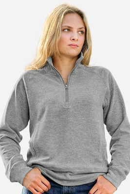 J. America 8743 - Sudadera con cremallera y cuarto de forro polar Electric para mujer