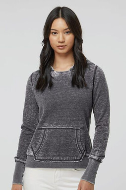 J. America 8912 - Womens Zen Fleece Hooded Sweatshirt