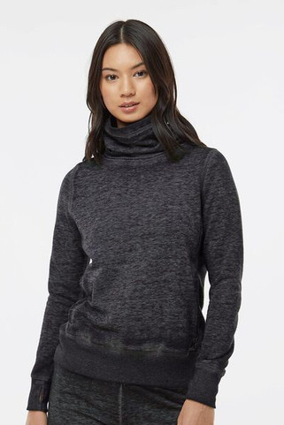 J. America 8930 - Sudadera de cuello redondo Zen Fleece para mujer