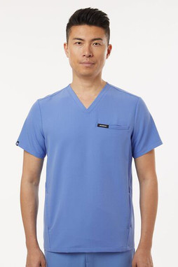 Jaanuu M10002 - Platt 3-Pocket Scrub V-Neck Top