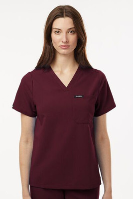 Jaanuu W10001 - Women's Rhena Essential 1-Pocket Scrub V-Neck Top