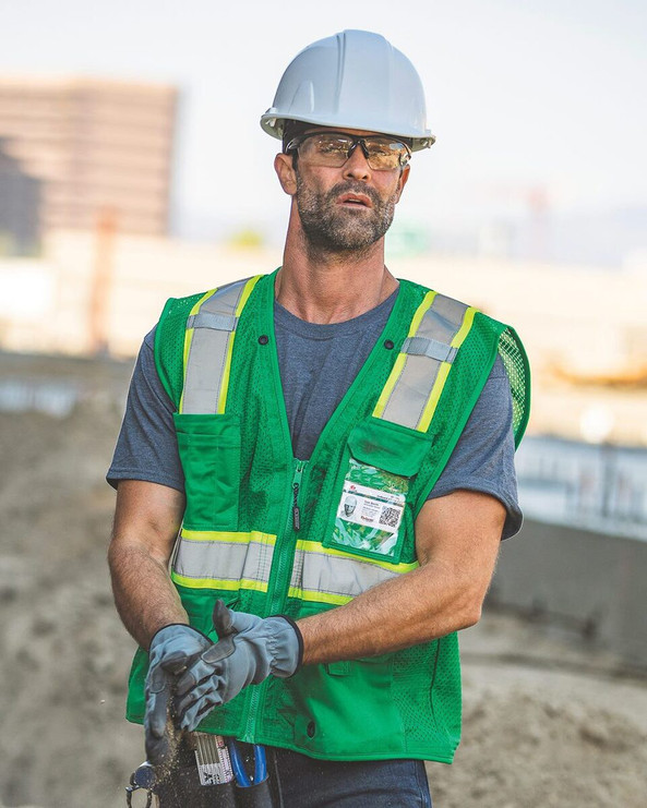 Kishigo B100-111 - EV Series® Enhanced Visibility Multi-Pocket Mesh Vest