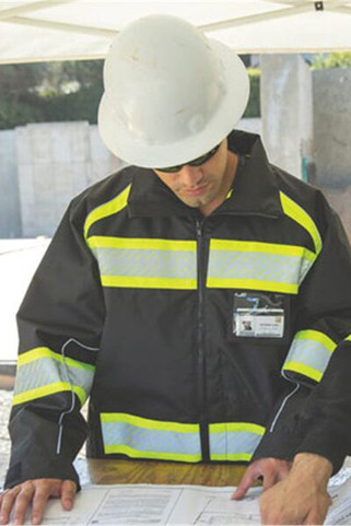 Kishigo B300-303 - Chaqueta Premium de visibilidad mejorada Serie EV