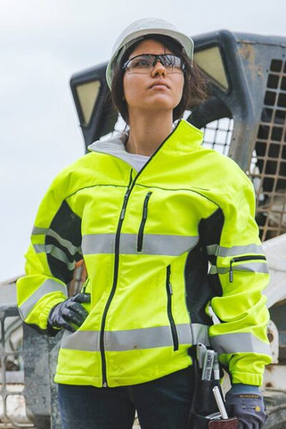 Kishigo JS137-138 - Chaqueta Soft Shell Premium Black Series® Clase 3