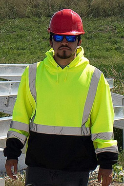 Kishigo JS154 - Hi-Vis Hooded Sweatshirt