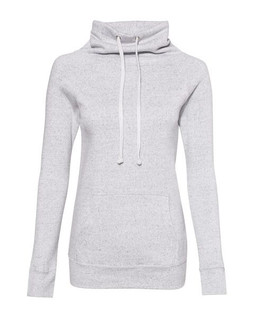 MV Sport W20155 - Women’s Space-Dyed Cowl Neck Sweatshirt