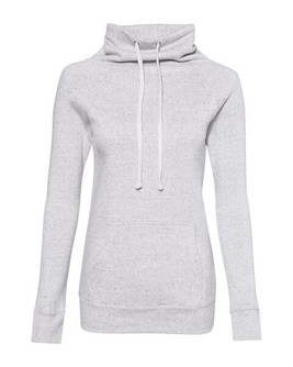MV Sport W20155 - Women’s Space-Dyed Cowl Neck Sweatshirt