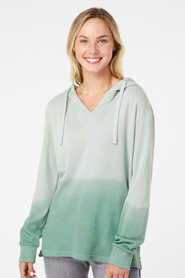 MV Sport W20185 - Women's French Terry Ombré Hooded Sweatshirt