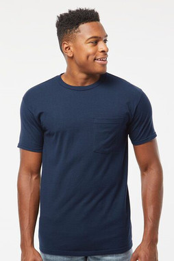 Tultex 293 - Heavyweight Jersey Pocket T-Shirt