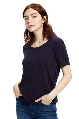 US Blanks US115 - Camiseta Boyfriend de corte holgado para mujer