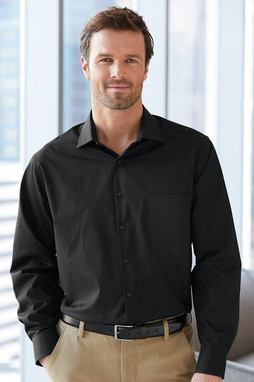 Van Heusen 13V5052 - Broadcloth Point Collar Solid Shirt