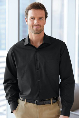 Van Heusen 13V5052 - Broadcloth Point Collar Solid Shirt