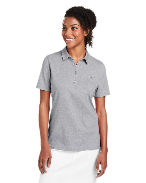 vineyard vines G001189 - Polo de piqué Edgartown, mujer