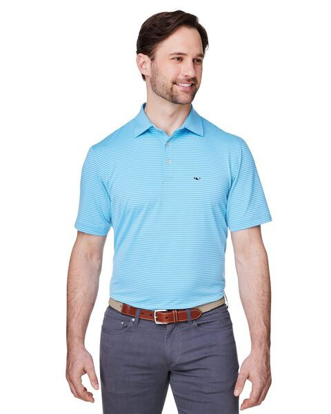 vineyard vines G012426 - Bradley Stripe Sankaty Polo
