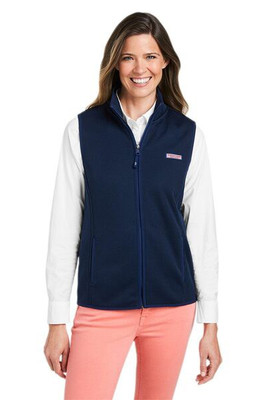 vineyard vines O001411 - Women's Mountain Sweater Fleece Vest