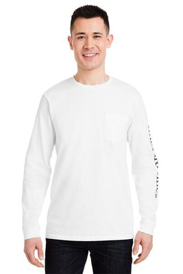 vineyard vines V021214 - Camiseta de manga larga con bolsillo