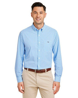 vineyard vines W012060 - On-The-Go Nylon Gingham Shirt