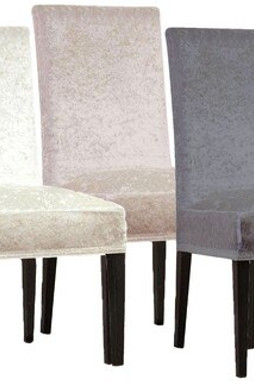 MDéco HOUSS_CHAI_VEL - Velvet chair cover
