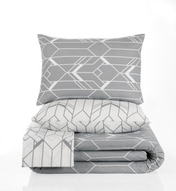 MDéco PAR_AGTHA_GRI240 - AGATHA bed linen set