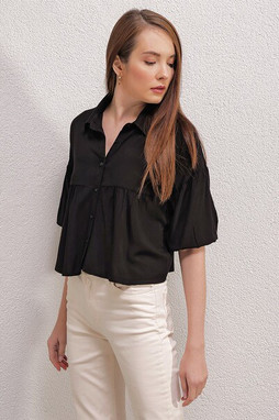 MT Clothes P-CHEM_COUR_NOIR - Short Shirt