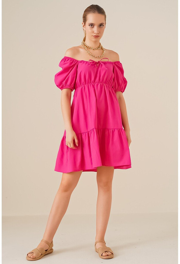 MT Clothes P-ROB_EVA - Poplin Flared Dress