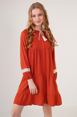 MT Clothes P-ROB_VOLAN - Ruffled dress