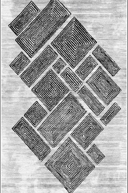 Mani Textile TPS_ALYA_GRI00 - ALYA lounge-tæppe