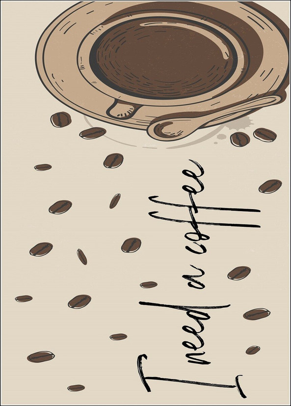 Mani Textile TPS_NEED_COFF_00 - Kitchen mats