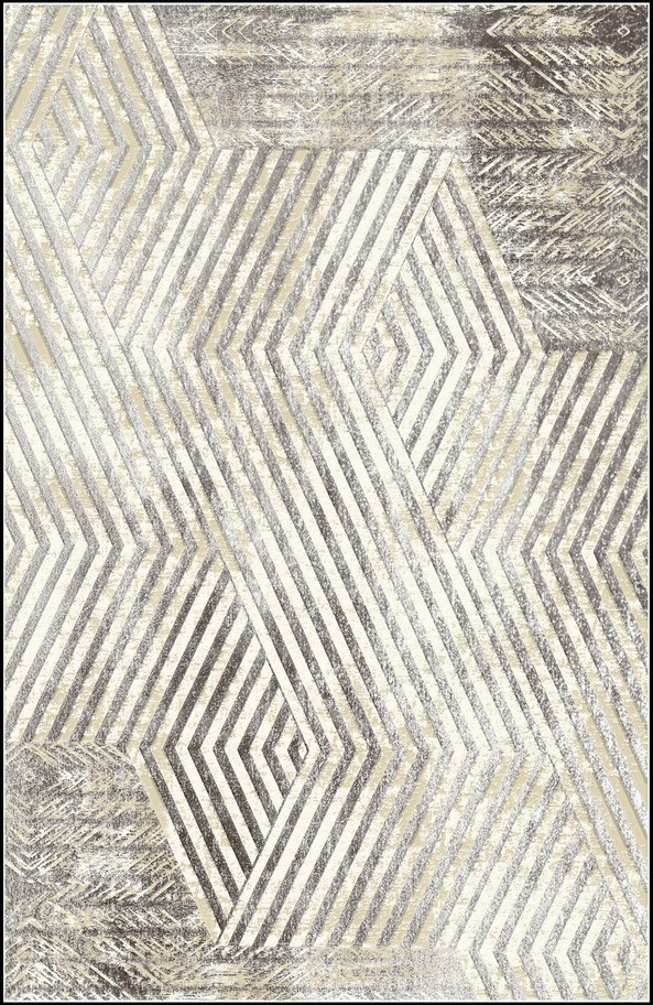 Mani Textile TPS_BORROW_GRI00 - Wohnzimmerteppich BORROW