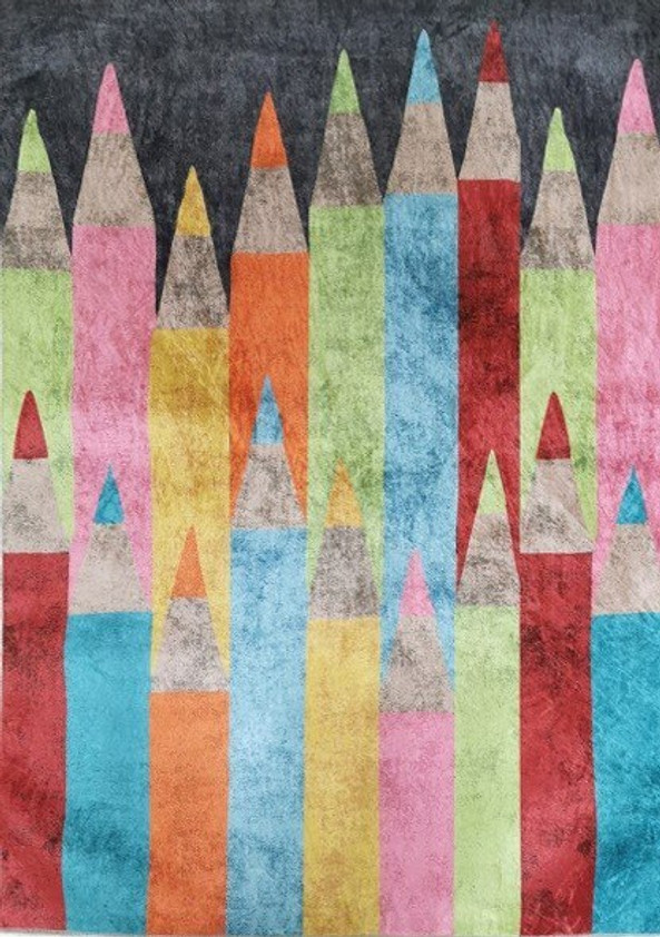 Mani Textile TPS_COLOR_CRAY00 - Kinderteppich Bunt