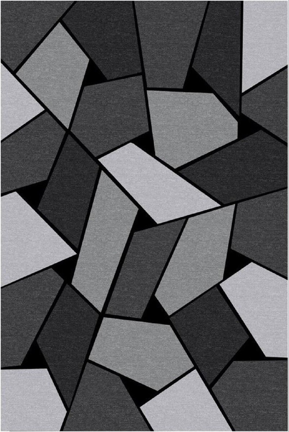 Mani Textile TPS_GEOMETRIQ_GRI00 - GEOMETRIC lounge rug