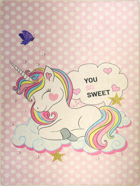 Mani Textile TPS_LIC_SWEET00 - Children's rug LICORNE SWEET
