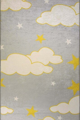 Mani Textile TPS_NUAG_GRIJAU00 - Tapis Enfant NUAGE 