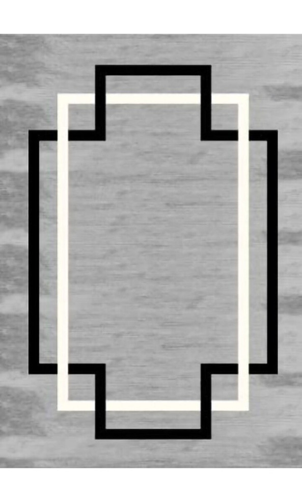 Mani Textile TPS_PROFIL_GRI00 - Wohnzimmerteppich PROFIL