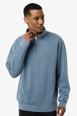 Independent Trading Co. PRM4600QZ - Jersey con cremallera y teñido pigmentado