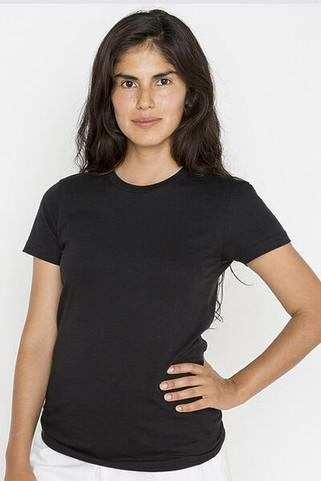 Los Angeles Apparel 21002 - USA-Made Womens Fine Jersey T-Shirt