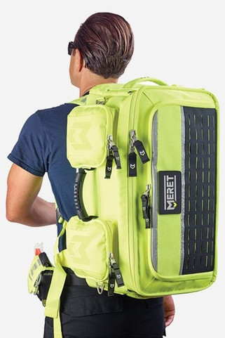 MERET M8101HV - OMNI™ PRO X High Viz Yellow Convertible Backpack Bag