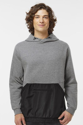 MV Sport 23112 - Mixed Media Hooded Sweatshirt