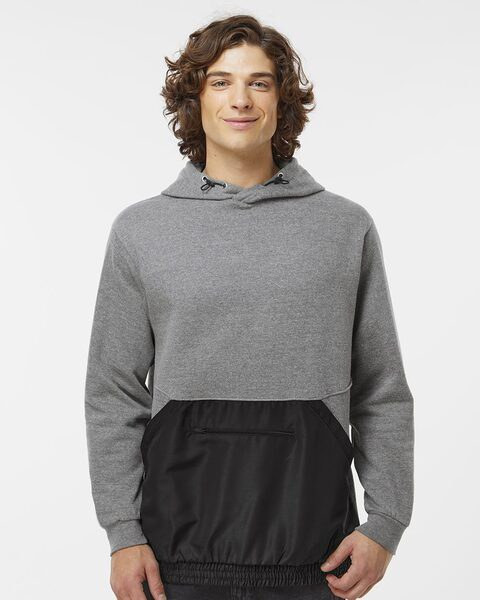 MV Sport 23112 - Mixed Media Hooded Sweatshirt