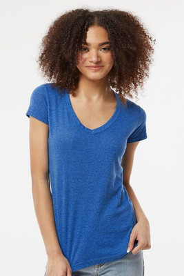 Tultex 244 - Women's Poly-Rich V-Neck T-Shirt