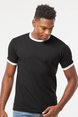 Tultex 246 - Fine Jersey Ringer T-Shirt