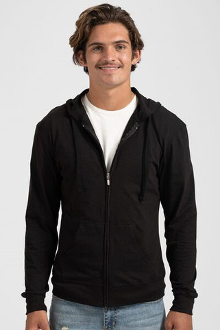 Tultex 260 - Beach Full-Zip Hooded Long Sleeve T-Shirt