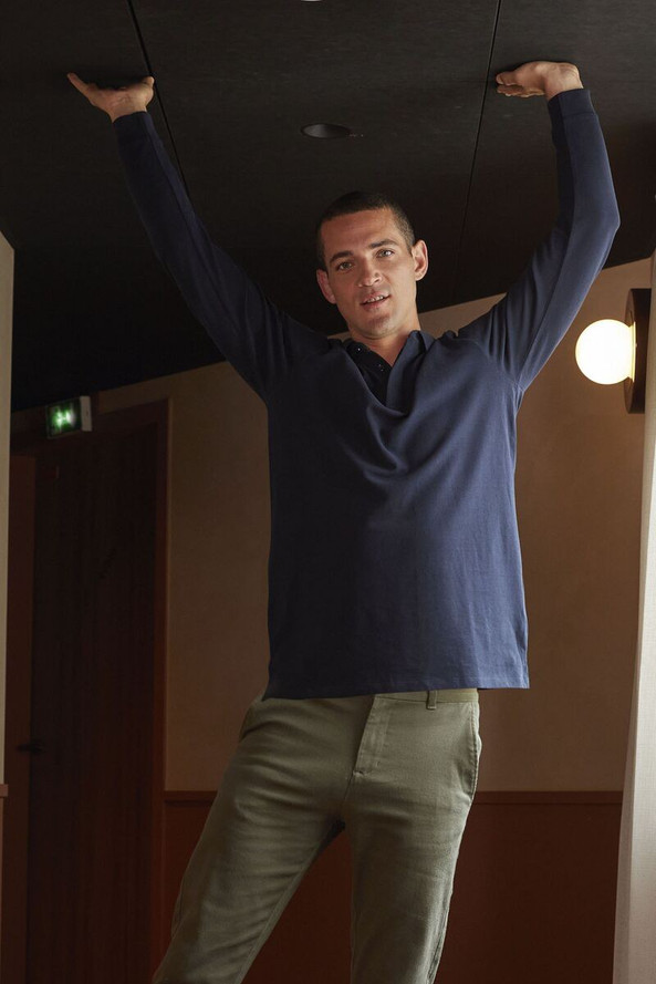 NEOBLU 04396 - OWEN LSL MEN Long Sleeve Polo Shirt With Concealed Placket