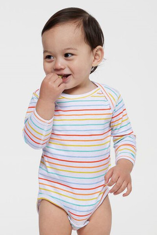 Rabbit Skins 4421 - Infant Fine Jersey Long Sleeve Bodysuit