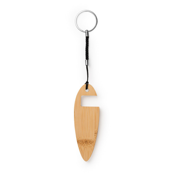 Nina Keychain / Cell Phone Holder In Bamboo - Silan 0654g