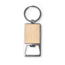 Silan 0657g - Shoes Keychain / Bottle Opener In Bamboo